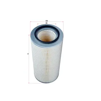 Air filter, primary. Фильтр воздушный, основной SAKURA A6303