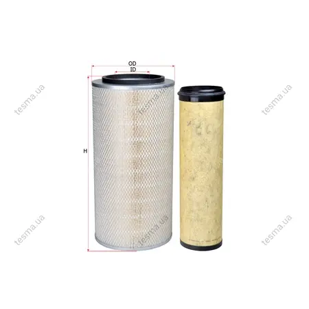 Air filter, set. Фильтр воздушный, набор SAKURA A6304S (фото 1)