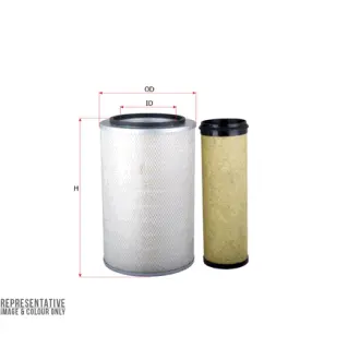 Air filter, Set. Фильтр воздушный, набор SAKURA A6804S