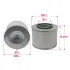 Air filter, primary. Фильтр воздушный, основной SAKURA A6811 (фото 2)