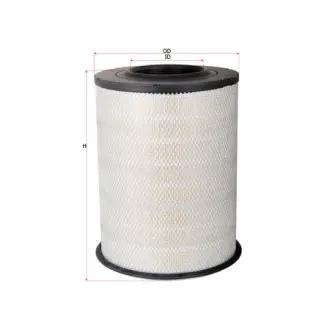 Air filter, primary. Фильтр воздушный, основной SAKURA A7122