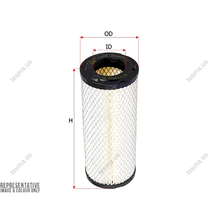 Air filter, primary. Фильтр воздушный, основной SAKURA A8609 (фото 1)
