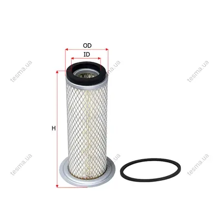 Air filter, primary. Фильтр воздушный, основной SAKURA A8729 (фото 1)