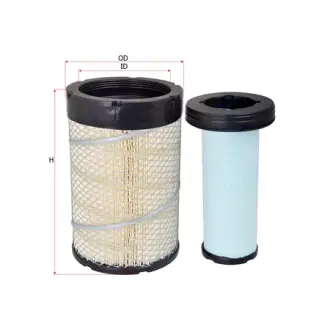 Air filter, set. Фильтр воздушный, набор SAKURA A88230S