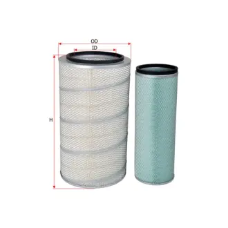 Air filter, set. Фильтр воздушный, набор SAKURA A89050S