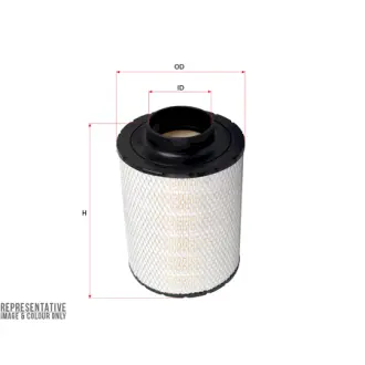 Фильтр воздушный, фитинг, круглый SAKURA AH5704