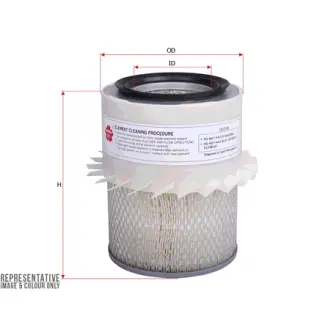 Air filter, finned. Фильтр воздушный с крыльчаткой SAKURA AS1201
