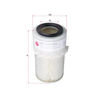 Air filter, finned. Фильтр воздушный с крыльчаткой SAKURA AS1837