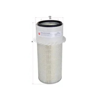 Air filter, finned. Фильтр воздушный с крыльчаткой SAKURA AS2831