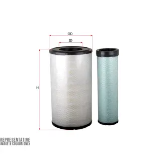Air filter, set. Фильтр воздушный, комплект SAKURA AS5102S