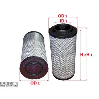 Air filter, primary. Фильтр воздушный, основной SAKURA AS51540