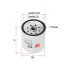 Oil filter, Spin-On. Фильтр масляный, накручиваемый SAKURA C1160 (фото 1)