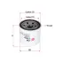 Oil filter, Spin-On. Фильтр масляный, накручиваемый SAKURA C1204 (фото 2)