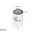 Oil filter, Spin-On. Фильтр масляный, накручиваемый SAKURA C1828 (фото 1)