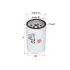 Oil filter, Spin-On. Фильтр масляный, накручиваемый SAKURA C1828 (фото 2)