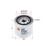 Oil filter, Spin-On. Фильтр масляный, накручиваемый SAKURA C1845 (фото 1)