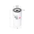Фильтр масляный, накручивающийся, картридж SAKURA C2508 (фото 2)