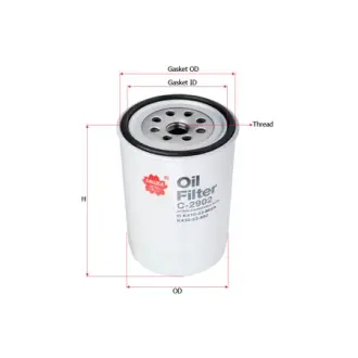 Oil filter, Spin-On. Фильтр масляный, накручиваемый SAKURA C2902