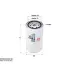 Oil filter, Spin-On. Фильтр масляный, накручиваемый SAKURA C5102 (фото 1)