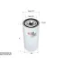 Oil filter, Spin-On. Фильтр масляный, накручиваемый SAKURA C5507 (фото 1)