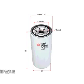 Oil filter, Spin-On. Фильтр масляный, накручиваемый SAKURA C5507