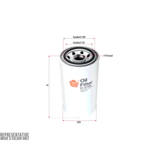 Oil filter Spin-On, Фильтр масляный, накручиваемый SAKURA C5708