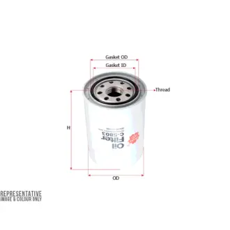 Oil filter, Spin-On. Фильтр масляный, накручиваемый SAKURA C5803
