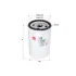 Oil filter, Spin-On. Фильтр масляный, накручиваемый SAKURA C6205 (фото 1)