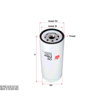 Oil filter Spin-On. Фильтр масляный, накручиваемый SAKURA C7911