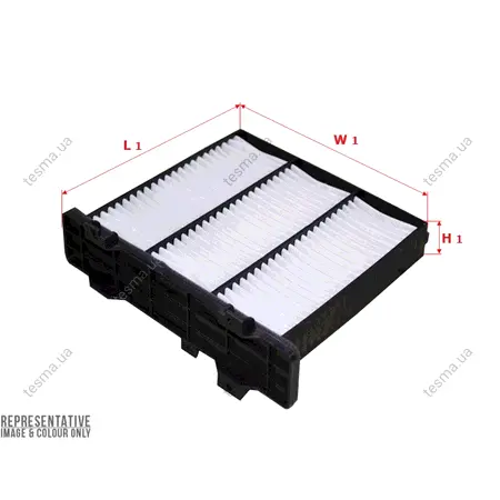 Cabin air filter, element. Фильтр салона, кондиционера, воздушный, элемент SAKURA CA10070 (фото 1)