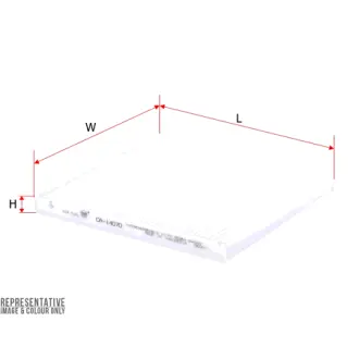 Cabin air filter. Фильтр воздушный салона SAKURA CA14070