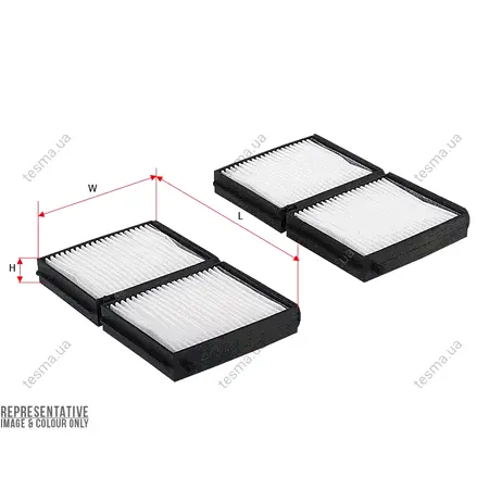 Cabin air filter. Фильтр воздушный салона SAKURA CA1703 (фото 1)