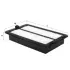 Cabin air filter, element. Фильтр салона, кондиционера, воздушный, элемент SAKURA CA27030 (фото 2)