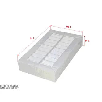 Фильтр воздушный салона, элемент, панельный плоский SAKURA CA51040
