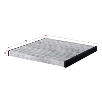 Cabin air filter, charcoal. Фильтр воздушный салона, угольный SAKURA CAC1102