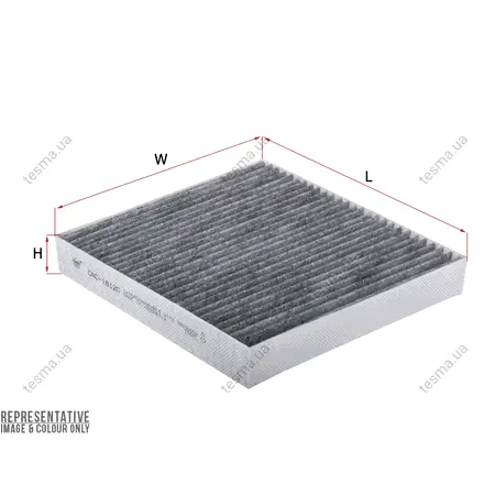 Cabin air filter, charcoal. Фильтр воздушный салона, угольный SAKURA CAC18120 (фото 1)