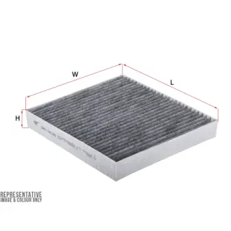 Cabin air filter, charcoal. Фильтр воздушный салона, угольный SAKURA CAC18120