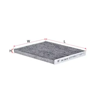 Cabin air filter, charcoal. Фильтр воздушный салона, угольный SAKURA CAC28150