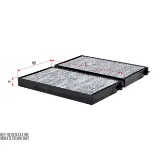 Cabin air filter, charcoal. Фильтр воздушный салона, угольный SAKURA CAC28180