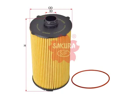 Фильтр масляный, вставка. Фільтр масляний, вставка. Oil filter, cartridge SAKURA EO22020