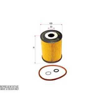 Фильтр масляный, элемент, круглый SAKURA EO23020