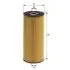 Oil filter, cartridge. Фильтр масляный, вставка SAKURA EO2604 (фото 1)