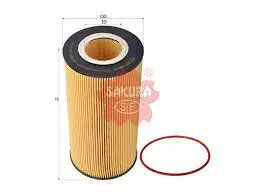Oil filter, cartridge. Фильтр масляный, вставка SAKURA EO68040