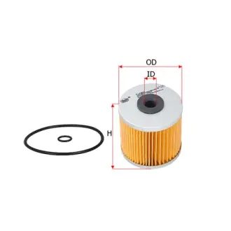 Fuel filter, cartridge. Фильтр топливный, вставка SAKURA F1301