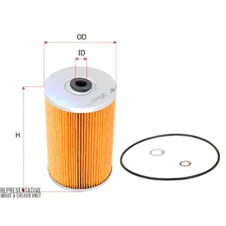 Fuel filter cartridge. Фильтр топливный, элемент, круглый SAKURA F1503
