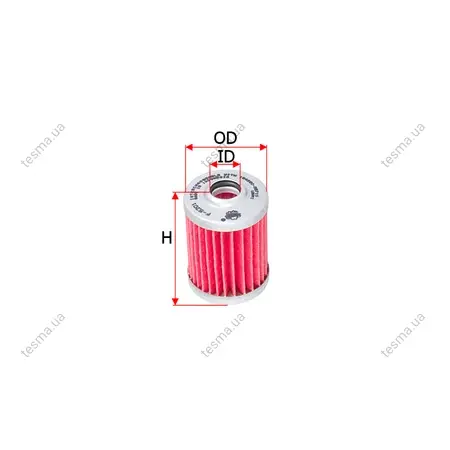 Фильтр топливный, вставка. Фільтр паливний, вставка. Fuel filter, cartridge SAKURA F5201 (фото 1)