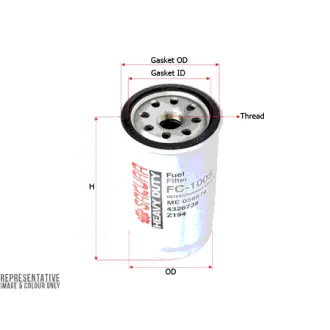 Fuel filter, Spin-On. Фильтр топливный, накручиваемый SAKURA FC1005