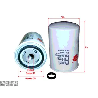 Fuel filter, Spin-On. Фильтр топливный, накручиваемый SAKURA FC25040