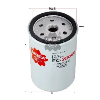 fuel filter, spin-on. фильтр топливный, накручиваемый SAKURA FC25060
