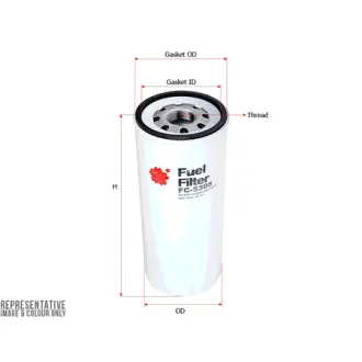 Fuel filter, Spin-On. Фильтр топливный, накручиваемый SAKURA FC5305